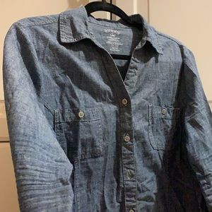 Chambray ladies shirt in gorgeous brushed denim
